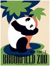 8050.Decoration Poster.Room wall interior design.Brookfield Zoo.Panda Bear.Decor