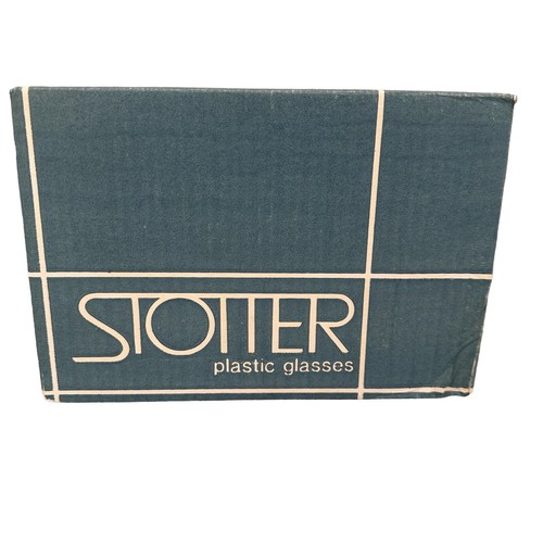 Neu im Karton Stotter Vintage 6er Set Blumen Kunststoff Gläser Hochkugel Becher - Bild 4 von 13