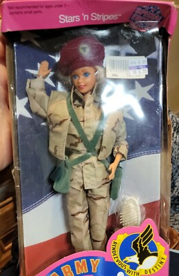 Stars And Stripes Army Barbie Rendezvous Destiny Special Edition