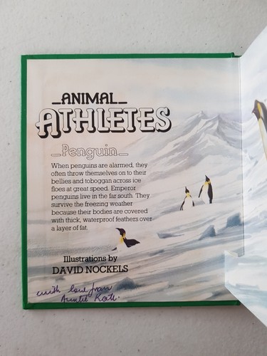 Libro emergente Animals in Action - Animal Athletes 1981 HC David Nockels - Imagen 3 de 3