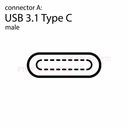 USB 3.1 Type C to Mini Display Port mDP USB-C 4K Video Adapter Converter Cable - Picture 5 of 12