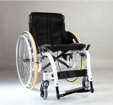 Karman White Frame Ultra Lightweight Wheelchair, 14 x 15 Inch