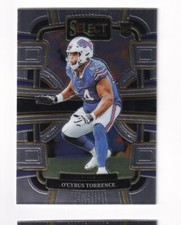 2023 SELECT FOOTBALL O'CYRUS TORRENCE CONCOURSE LEVEL ROOKIE CARD 12. rookie card picture