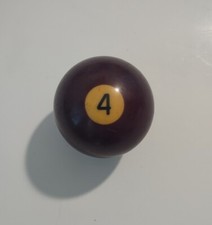 Vintage Bakelite Billiard Ball Pool Ball Butterscotch 4