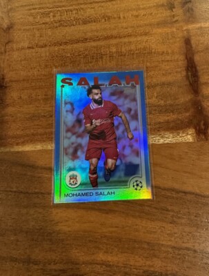 Mohamed Salah 2024-25 Topps UEFA Competitions Blue Foil /125 NRMT+ 