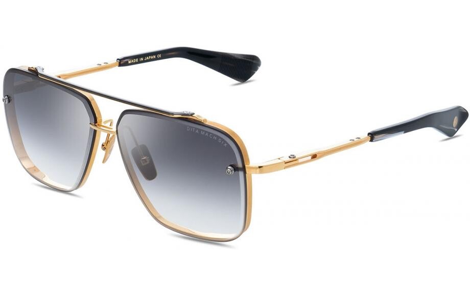 DITA Mach Six DTS 121-01 Yellow Gold Titanium Gray Gradient