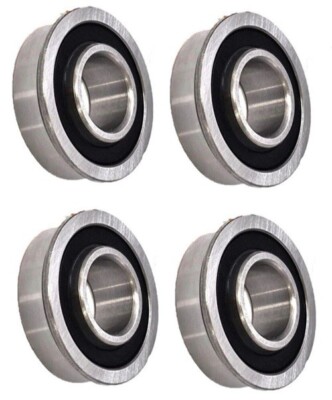 (4 Pack) Flange Wheel Bearing For Ariens & Gravely - 3/4" Inside Diameter, Fits Part #05408900, 037823, 036778, 11193