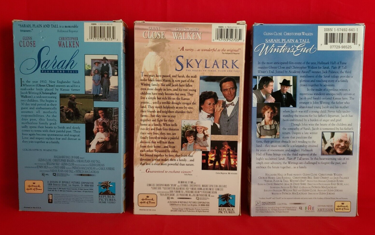 その他 Sarah Plain &amp; Tall Trilogy [VHS] Amazon.com: Sarah Plain & Tall Trilogy: Sarah, Plain and