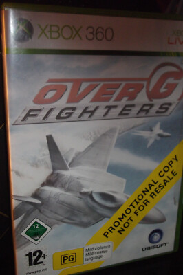 OVER G Fighters Xbox360 game promo NEU, noch versiegelt RAR