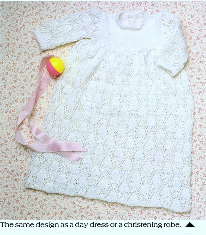 Baby Knitting Crochet Patterns Patons Royal Babies Australia Dresses Sweaters - Image 2 of 4