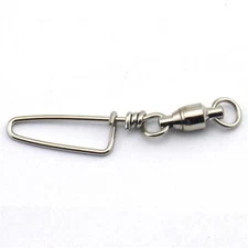 20 x Size #7 Ball Bearing Swivels with Coastlock Snap Fishing Free Postage