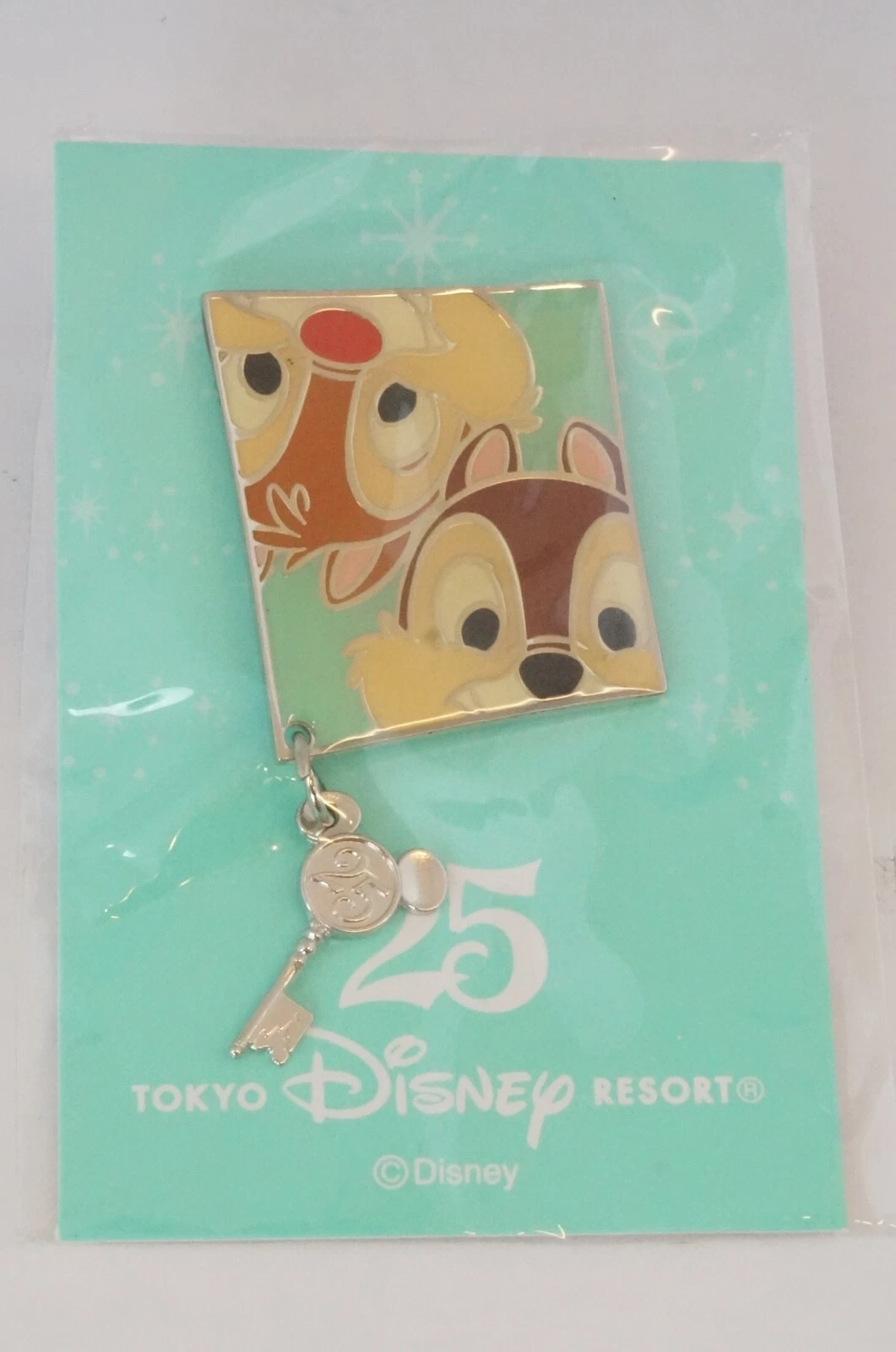 Tokyo Disney Resort Pin TDR 25th Anniversary No.9 Chip & Dale