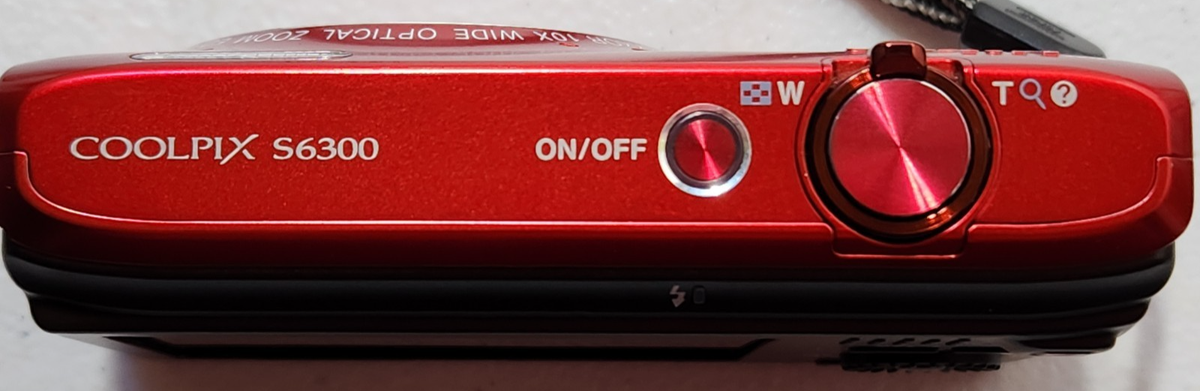 Nikon Coolpix S6300 Red 10x Wide Full HD 16.0 Megapixels