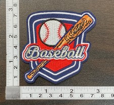 BASEBALL Embroidered Iron On Patch