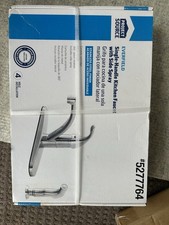 Project Source Everfield Single-Handle Lever Kitchen Faucet, Side Spray, SS 4in