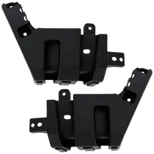 Set of 2 Bumper Face Bar Brackets Retainer Mounting Braces Left & Right Pair