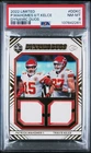 2022 PANINI LTD DYNAMIC DUOS #DDKC PATRICK MAHOMES II TRAVIS KELCE 98/99 PSA 8