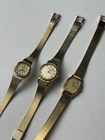 3x Vintage Seiko Ladies Watches – 2C20‑5760 & 5420‑0100 Quartz Pulsar