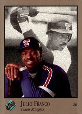 1992 Studio Julio Franco 241 Texas Rangers