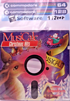 COMMODORE 64/128 -- MISICALC CHRISTMAS HITS (WAVEFORM - DISK)