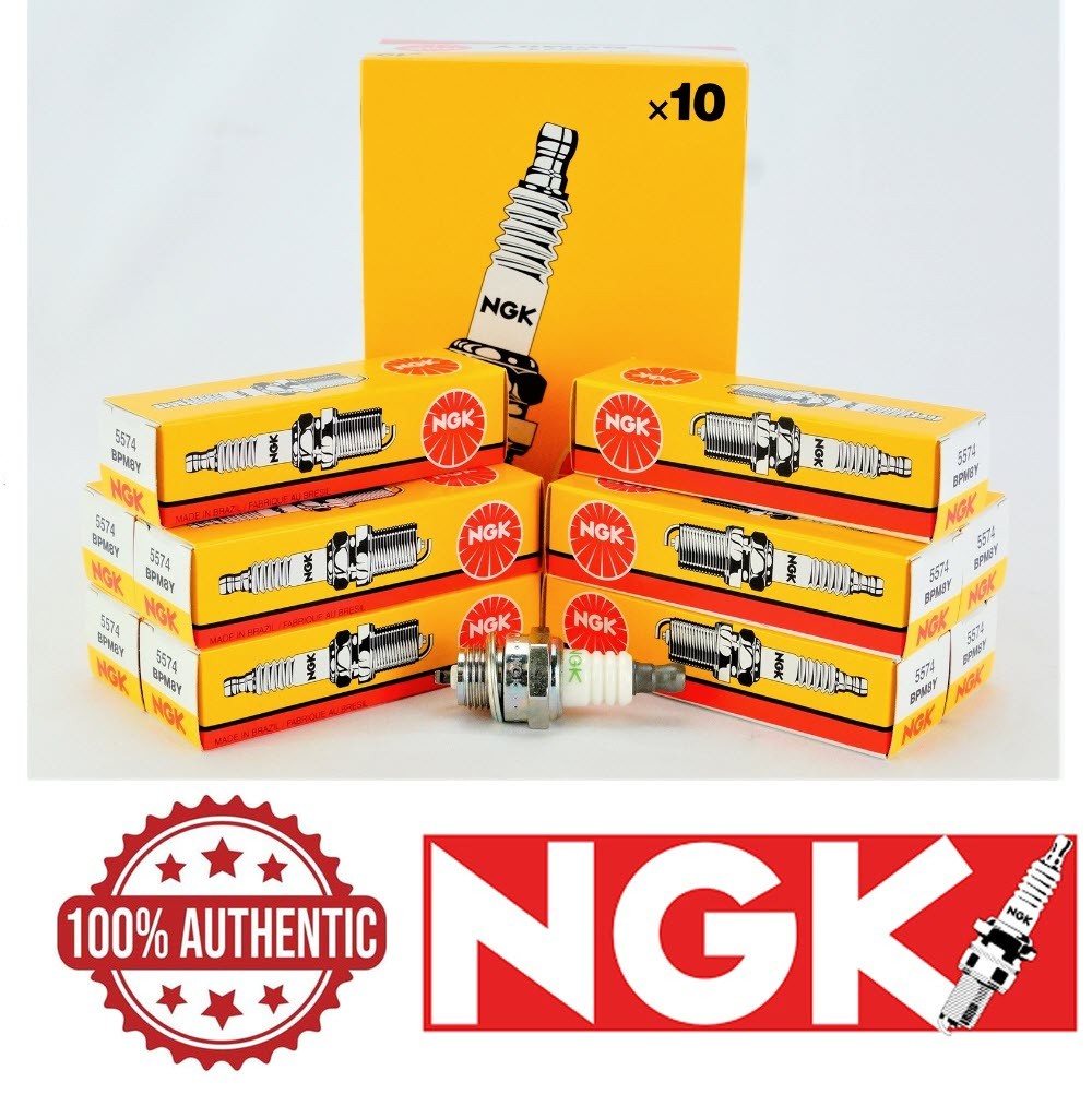 Box of 10 Genuine NGK 5574 V-Power Spark Plug BPM8Y Fast Free Shipping
