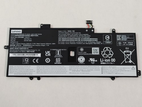 Lenovo ThinkPad X1 Carbon 8. Generation 3325 mAh 4 Zellen 15.36 V Laptop Akku