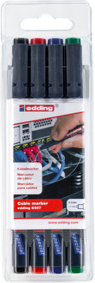 edding 8407 Kabelmarker sortiert (4er Set)