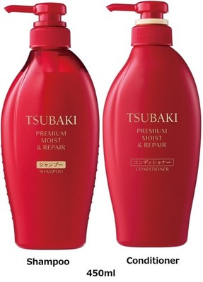 TSUBAKI Premium Moist & Repair Shampoo & Conditioner Set 450ml x2 Japanese Care
