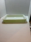 Vtg Pyrex Rectangle 8x12 Baking Dish 2 Qt #232 Lime Green