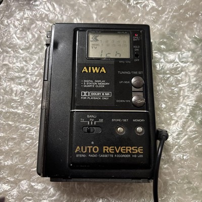 AIWA アイワ HS-JX10　ポータブルカセットレコーダー 1そ49☆AIWA アイワ ポータブルカセットレコーダー【HS-JX10】カセット