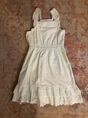 Gap Kids Embroidered Eyelet Dress, NWOT, Light Green, Size Medium