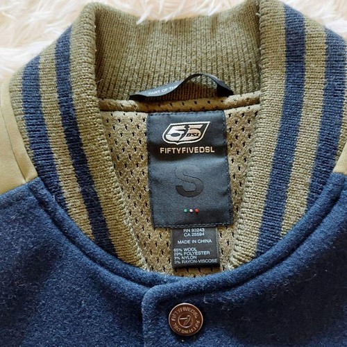 55DSL Diesel Jacket Blouson S Navy Khaki Casual Outerwear Excellent Condition - Picture 9 of 19