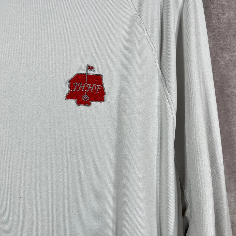 Pullover de golf Stitch 1/4 cremallera para hombre L gris cuarto cremallera suéter cuello falso atletismo Foto 3 de 4