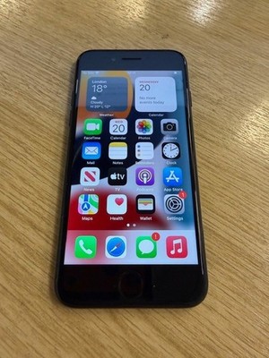 Apple iPhone SE 2. GEN 128GB schwarz entsperrt Smartphone Klasse B - 82% BH