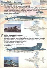 Print Scale Decals 1/72 BLACKBURN BUCCANEER British Jet Fighter Part 2