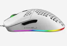 HXSJ J900 USB Wired White Gaming Mouse