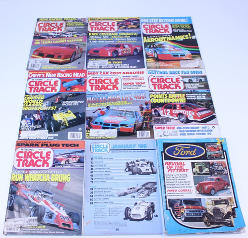 Petersen's Circle Track Ford Cars VTG Magazine Lot Bundle Set 1980's Racing Oval - Picture 3 of 19