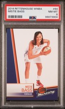 2014 Rittenhouse Wnba #64 Mistie Bass PSA 8 Phoenix Mercury