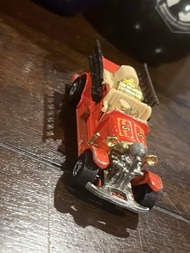 Hot Wheels Blackwalls Old Number 5 Fire Truck 1:64 Red Diecast Used EX Condition - Picture 4 of 10