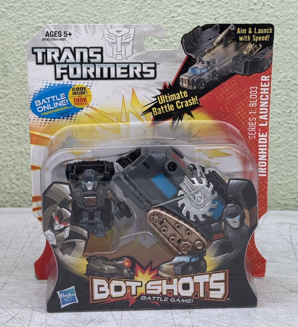 Transformers Bot Shots Battle Game Ironhide Launcher BL003 NEW SEALED