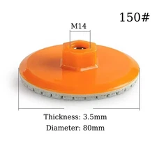 M14 Integrated Stone Polishing Disc for Angle Grinder - 150# Edge Grinding