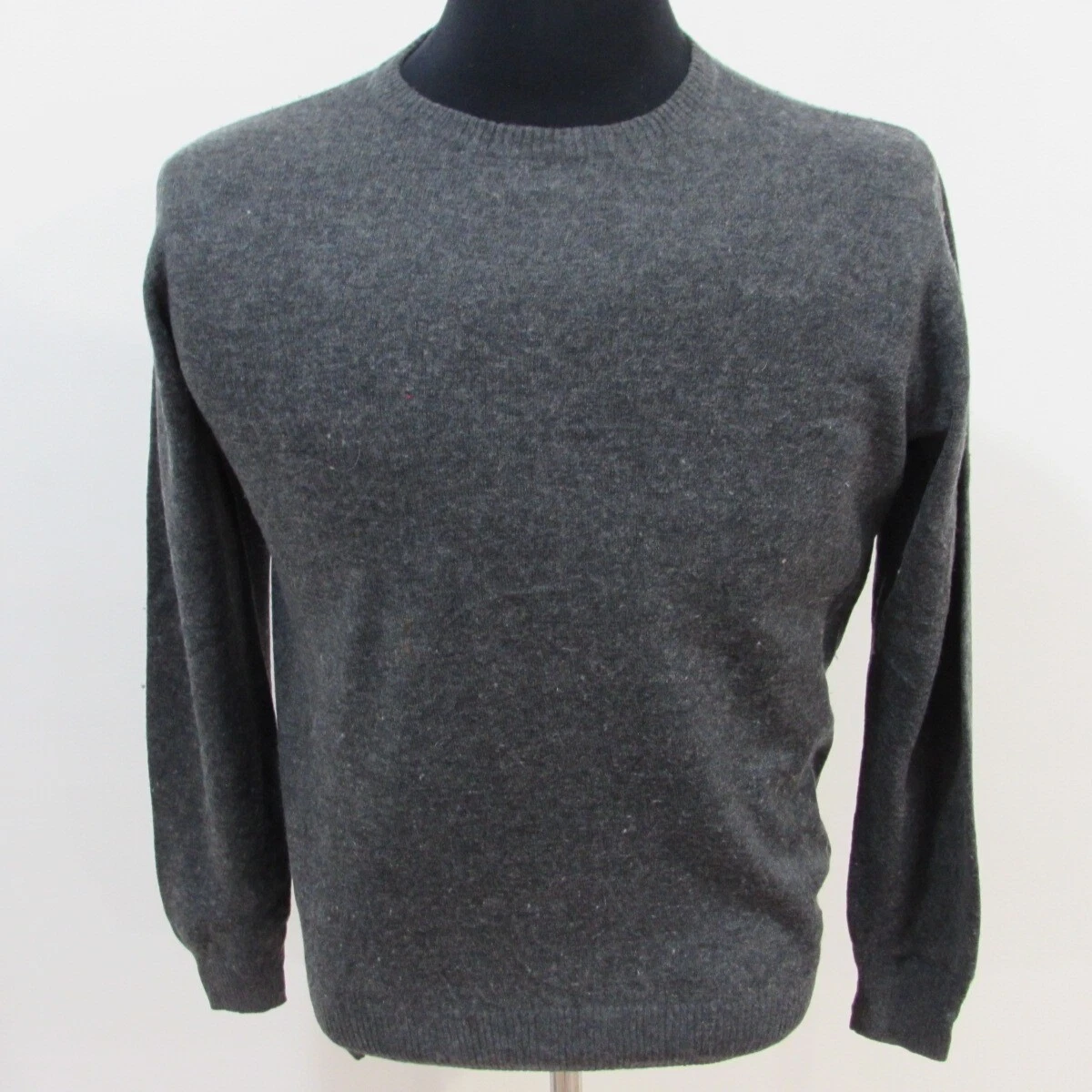 Bosten crew Men's Wool Blend Crew Neck Jumper Chest 42/44 L UK Sku 7318