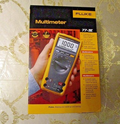 NEW FLUKE 77IV DIGITAL MULTIMETER 77 IV METER