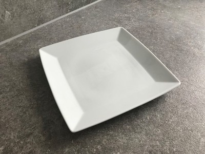6 Stück Thomas Loft Trend Asia weiß Platte / Teller eckig 22 x 22 cm