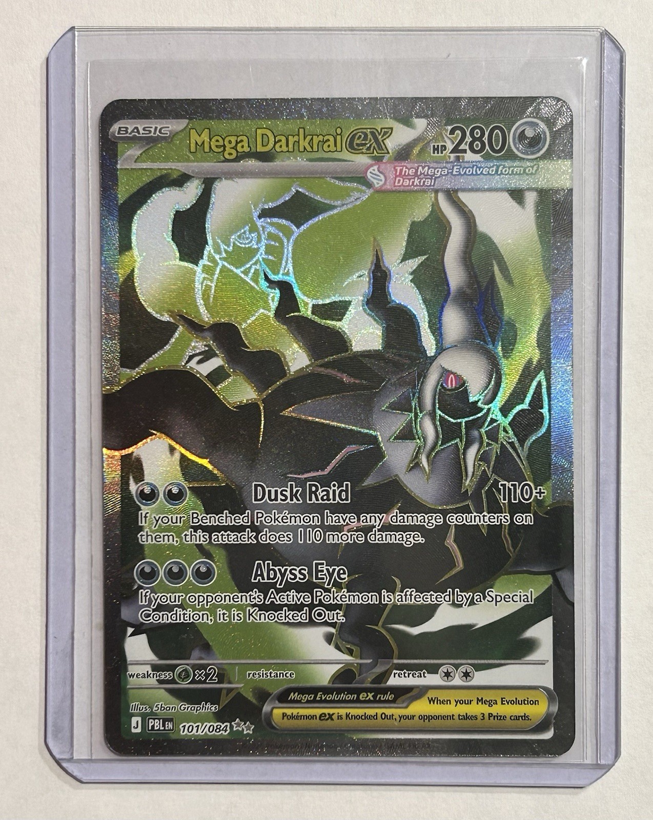Pokemon Mega Darkrai ex 2026 Pitch Black #101/084