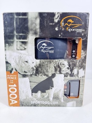 SportDOG SDF-100A In-Ground Dog Fence System 100 Acre With 2 Collars-Open Box