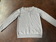 Size M WHITE STAG Sweater Lightweight Gray Long Sleeve V-Neck