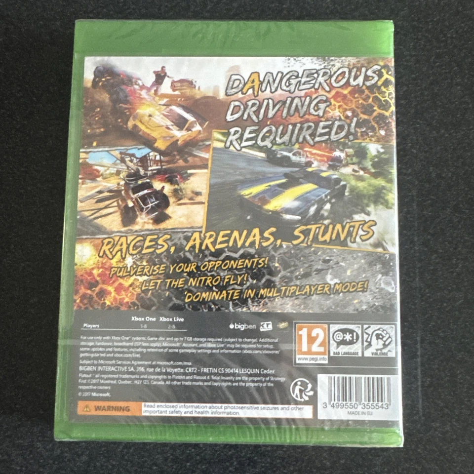 FlatOut 4: Total Insanity /Fl4tOut -Xbox One/ XB ONE NEW SEALED GAME - Image 2 of 4