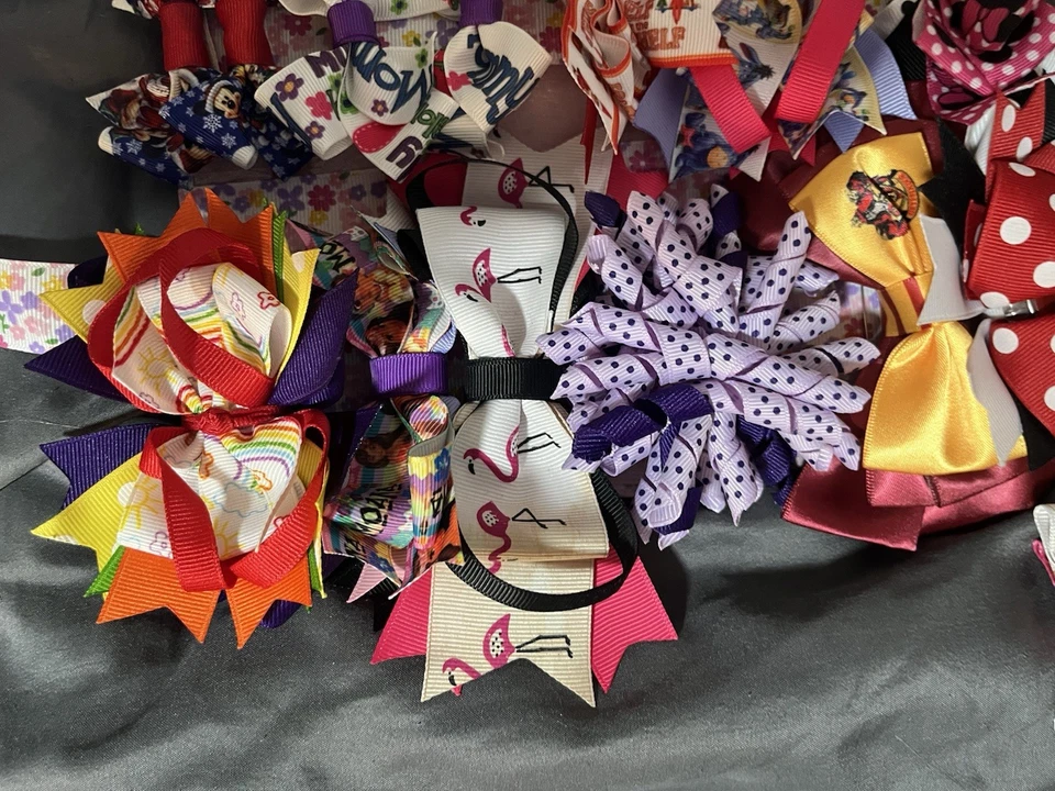 Lot Of 42 Hairbows Misc Sizes Disney, Harry Potter - Image 4 of 4
