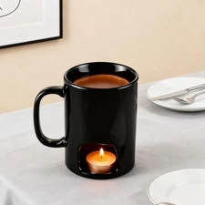 Fondue Pot Chocolate Melting Cup Melting Mug for Chocolate Cheese Butter Warmer
